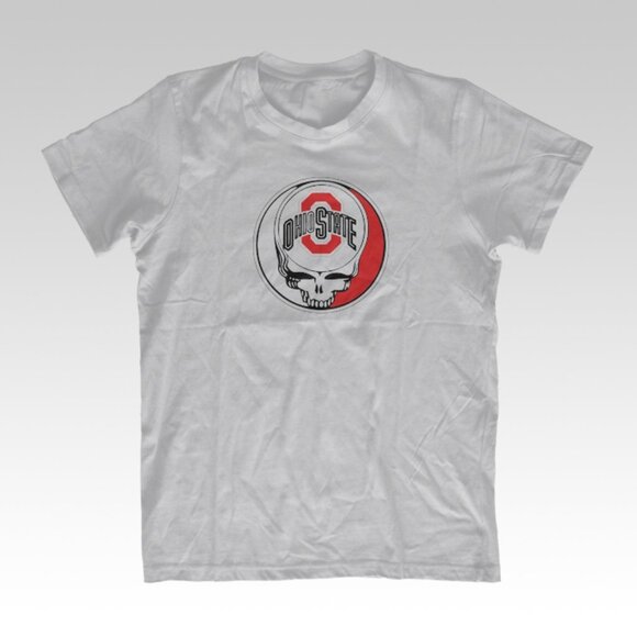 OSU Grateful Dead Ohio State parody t-shirt Buckeyes Stealie - Picture 1 of 4